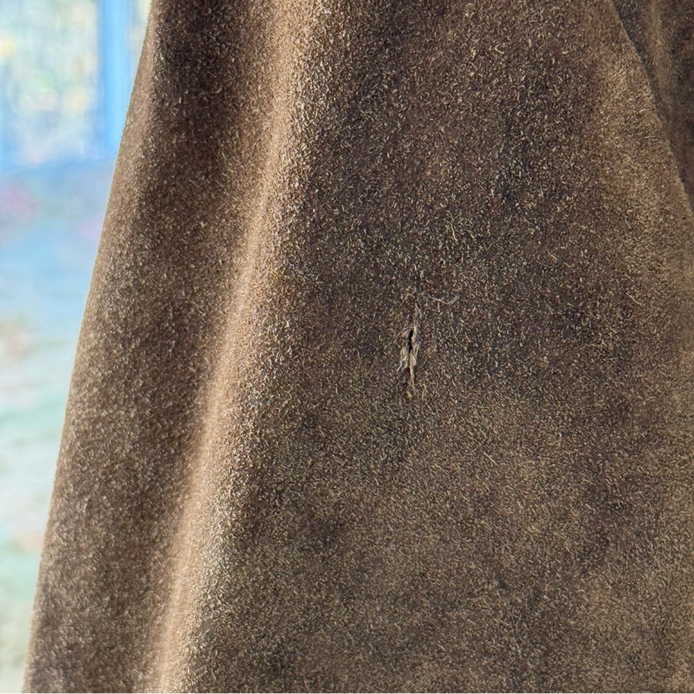 Vintage Brown Suede Shirt Jacket - Picture 13 of 15